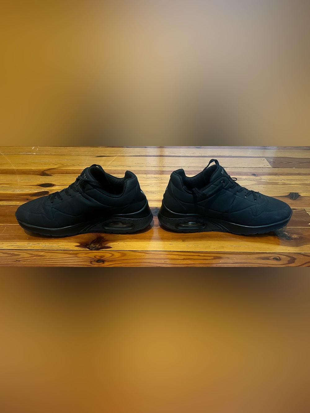 Skechers Women's Black Athletic Shoes - Picture 5 of 7